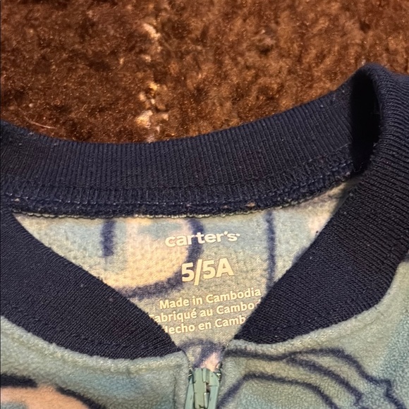 Assorted Blue and Gray Pajama Sleepers, Sweaters and Shirts - Picture 3 of 13